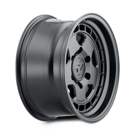 quince52 Turbomac HD Classic 16x8 6x139.7 0mm ET 106.2mm Rueda negra de asfalto con orificio central