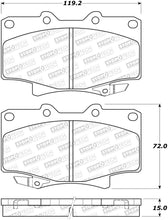 Cargar imagen en el visor de la galería, StopTech 90-92 Toyota Land Cruiser Sport Performance Front Brake Pads