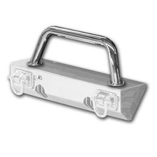 Cargar imagen en el visor de la galería, Rugged Ridge Stainless Overrider Hoop XHD Modular Front Bumper 07-18 Jeep Wrangler JK 2dr