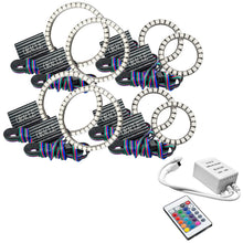Cargar imagen en el visor de la galería, Oracle Vector Jeep Wrangler JK Grille Halo Kit - ColorSHIFT w/ Simple Controller SEE WARRANTY
