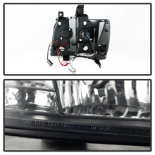 Cargar imagen en el visor de la galería, Spyder Chevy Suburban 1500 07-14 Projector Headlights LED Halo LED Blk Smke PRO-YD-CSUB07-HL-BSM