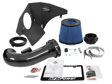Cargar imagen en el visor de la galería, aFe 19-20 GM Trucks 5.3L/6.2L Track Series Sistema de admisión de aire frío de fibra de carbono con filtros Pro 5R