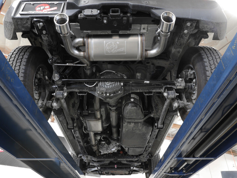 aFe 2021+ Ford Bronco L4-2.3L (t) / V6-2.7L (tt) Vulcan 3 pulgadas. a 2,5 pulgadas. SS Cat-Back - Pulido