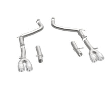 Cargar imagen en el visor de la galería, MagnaFlow Eje trasero, SS, 2.5 pulgadas, cuádruple trasero dividido Punta de 3.5 pulgadas 2015 Dodge Challenger 3.6L V6