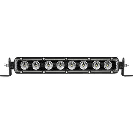 Barra de luz LED de una fila de la serie SR Radiance Plus de 10 pulgadas de Rigid Industries con 8 opciones de retroiluminación