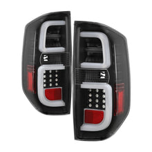 Cargar imagen en el visor de la galería, Spyder Toyota Tundra 2014-2016 Light Bar LED Tail Lights All Black ALT-YD-TTU14-LED-BKV2