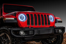 Cargar imagen en el visor de la galería, Oracle Jeep Wrangler JL/Gladiator JT LED Surface Mount Headlight Halo Kit - White SEE WARRANTY