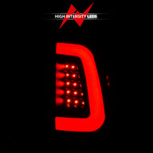 Cargar imagen en el visor de la galería, ANZO 2008-2016 Ford F-250 LED trasero con barra de luces, carcasa negra, lente ahumada