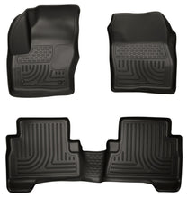 Cargar imagen en el visor de la galería, Husky Liners 2013 Ford Escape WeatherBeater Combo Black Floor Liners