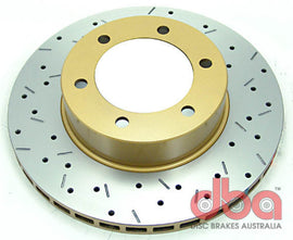 DBA 7/96+Toyota Landcruiser Serie 90 Rotor delantero perforado y ranurado Serie 4000