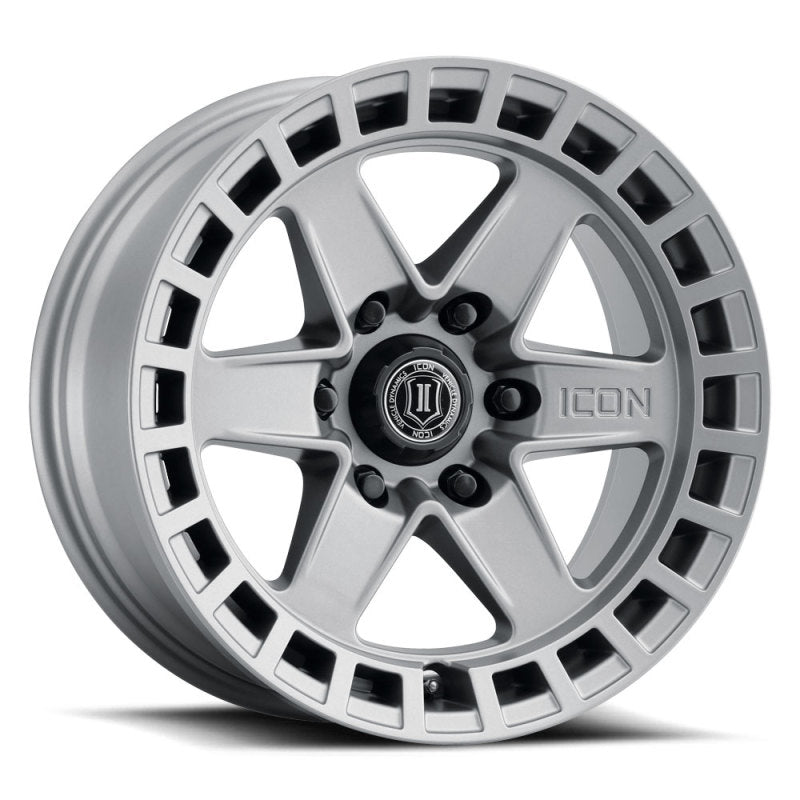ICON Raider 17x8.5 6x5.5 0mm Offset 4.75in BS Rueda de titanio