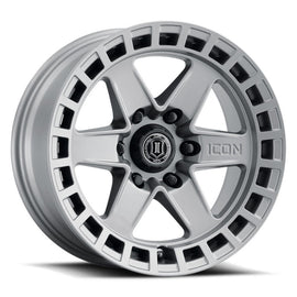 ICON Raider 17x8.5 6x135 6mm Offset 5in BS Rueda de titanio