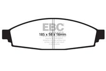 Cargar imagen en el visor de la galería, EBC 03-06 Lincoln Aviator 4.6 Yellowstuff Front Brake Pads