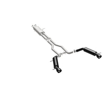 Cargar imagen en el visor de la galería, MagnaFlow Cat-Back 15-16 Land Rover Ranger Rover V6 SS 2.5in Dual Split Rear Exit 4.5in Black Tips