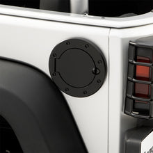 Cargar imagen en el visor de la galería, Rugged Ridge 07-18 Jeep Wrangler JK Black Non-Locking Gas Cap Door