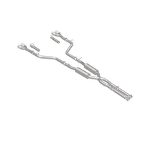 Cargar imagen en el visor de la galería, MagnaFlow Cat-Back, SS, 2.5 pulgadas, cuádruple trasero dividido con punta de 3.5 pulgadas 2015 Dodge Challenger 3.6L V6