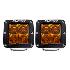 Foco Rigid Industries Serie D con lente PRO ámbar (par)