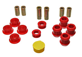 Energy Suspensión 88-91 Honda Civic/CRX Juego de bujes de brazo de control delantero rojo