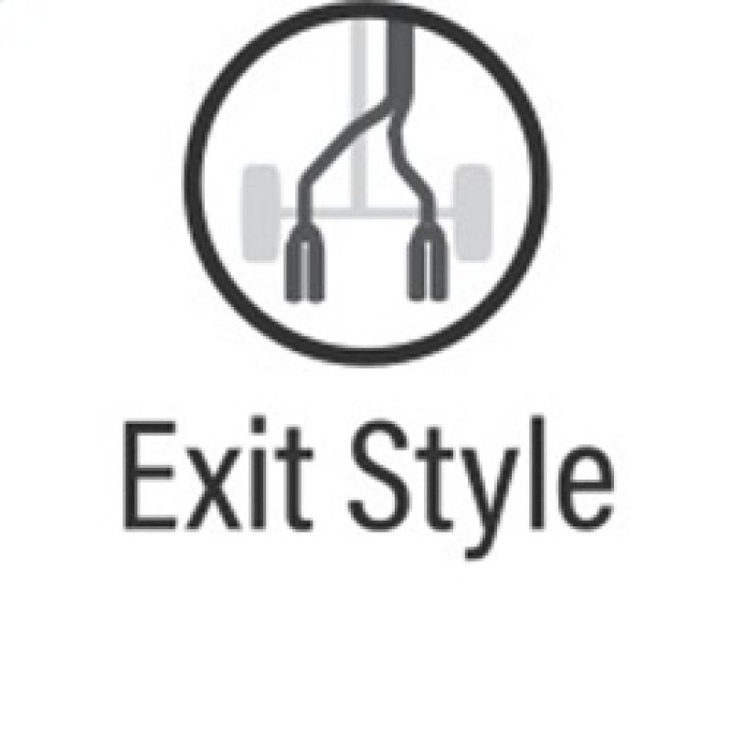 MagnaFlow 15 BMW M3/M4 L6 3.0L SS Cat-Back Perf. Salida trasera dividida cuádruple deportiva: puntas negras de 3,5 pulgadas