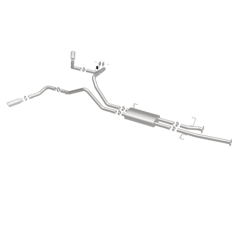 MagnaFlow Cat-Back 10-15 Toyota Tundra SC LB / CC SB 4.6L/5.7L V8 SS 2.5 Punta trasera doble dividida de 4 pulgadas