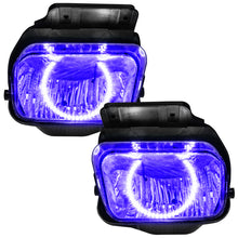 Cargar imagen en el visor de la galería, Oracle Lighting 03-06 Chevrolet Silverado Pre-Assembled LED Halo Fog Lights -UV/Purple SEE WARRANTY