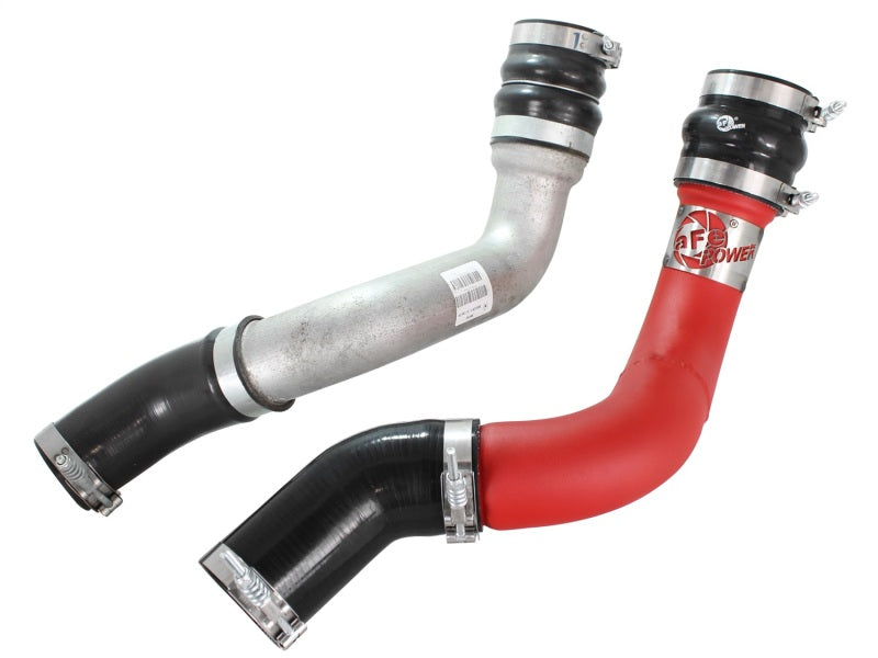 aFe BladeRunner Kit de tubos intercooler rojos de 3 pulgadas para lado frío y caliente para Dodge RAM Diesel 13-14 6.7L (td)