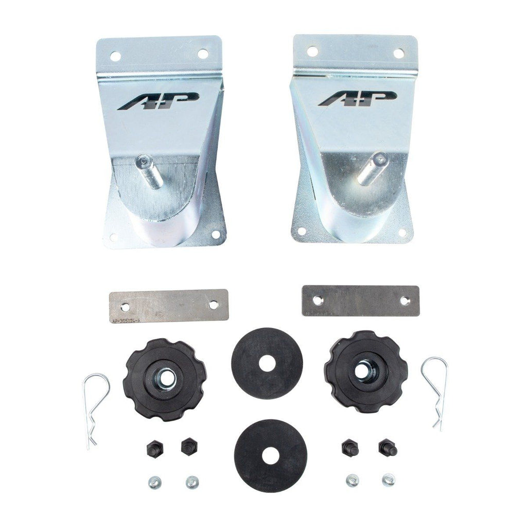 Pack Rack Hi-Lift Jack Bed Rail Mount 05-18 Toyota Tacoma 07-18 Toyota Tundra All Pro Off Road