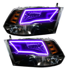 Cargar imagen en el visor de la galería, Oracle Lighting 09-18 RAM 1500 Sport Halo Headlights - Blk Housing w/BC1 Controller SEE WARRANTY