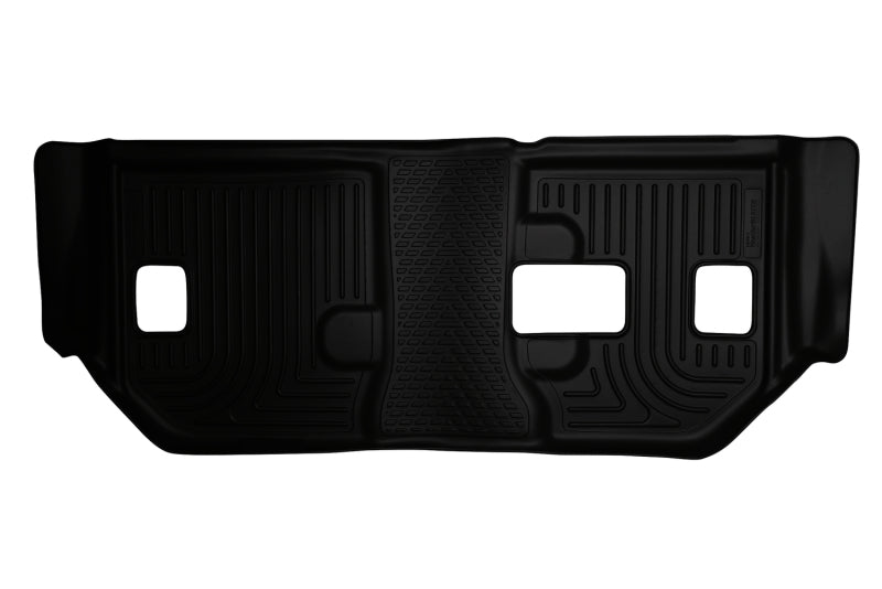 Husky Liners 11-14 GM Escalade/Suburban/Yukon WeatherBeater Revestimientos de piso para tercer asiento, color negro