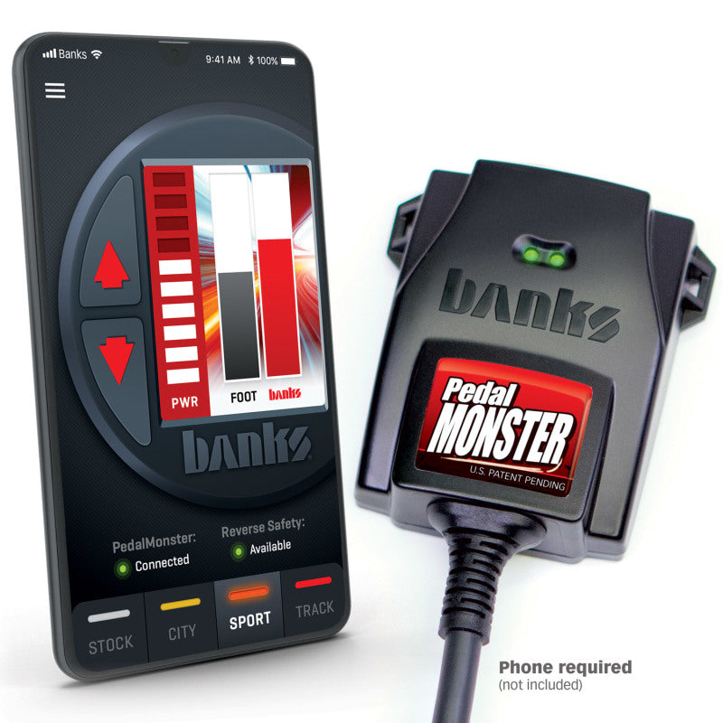 Banks Power Pedal Monster Throttle Sensitivity Booster (independiente) - Uso con teléfono