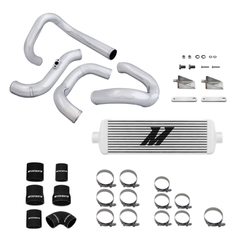 Mishimoto 10-12 Hyundai Genesis 2.0T Silver Race Intercooler y kit de tuberías
