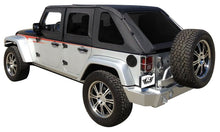 Cargar imagen en el visor de la galería, Rampage 2007-2018 Jeep Wrangler(JK) Unlimited Frameless Soft Top Kit - Black Diamond