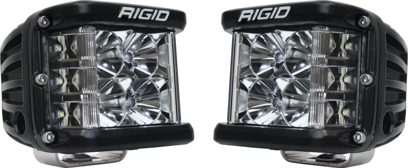 Rigid Industries D-SS - Inundación - Juego de 2 - Carcasa negra