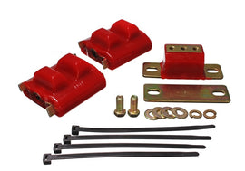 Suspensión energética 73-92 Chevrolet Camaro Red Motor y soportes de transmisión; Acabado de zinc