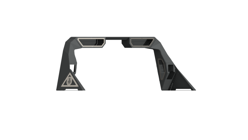 Road Armor 99-20 Ford F-250 iD Soporte para dolor de cabeza con cápsula de barandilla/cápsula doble de 10 pulgadas/alivio de lámpara de freno/anillo - Crudo