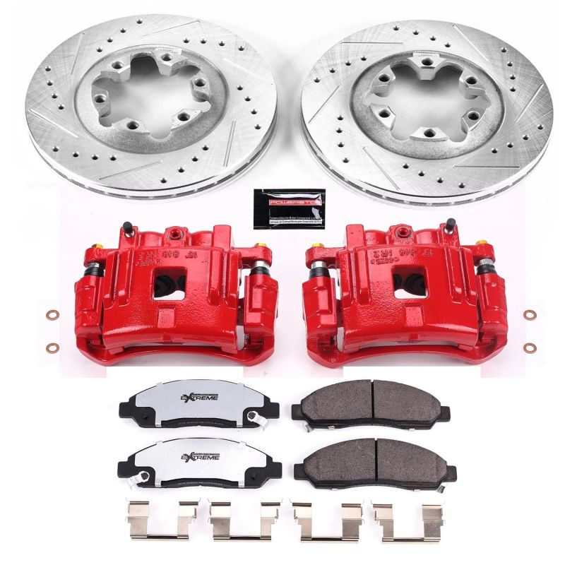 Power Stop 04-08 Chevrolet Colorado Front Z36 Truck & Tow Brake Kit w/Calipers