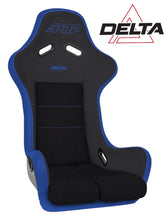 Cargar imagen en el visor de la galería, PRP Delta Composite Seat- Black/Blue (PRP Blue Outline/Delta Blue- Blue Stitching/201-263-201-V)
