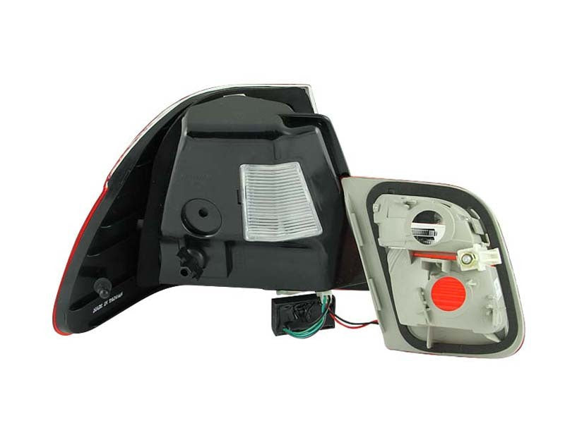 ANZO 1999-2001 BMW Serie 3 E46 Luces traseras LED rojo/transparente 4 piezas