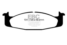 Cargar imagen en el visor de la galería, EBC 94-96 Ford Bronco 5.0 Ultimax2 Front Brake Pads