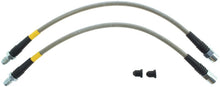 Cargar imagen en el visor de la galería, StopTech 05-08 Audi A6 Quattro Rear Stainless Steel Brake Line Kit