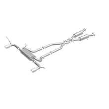 Cargar imagen en el visor de la galería, MagnaFlow Cat-Back SS 2.5 pulgadas, parte trasera doble dividida, punta negra de 4 pulgadas 11-16 Jeep Grand Cherokee 5.7L V8/3.6L V6