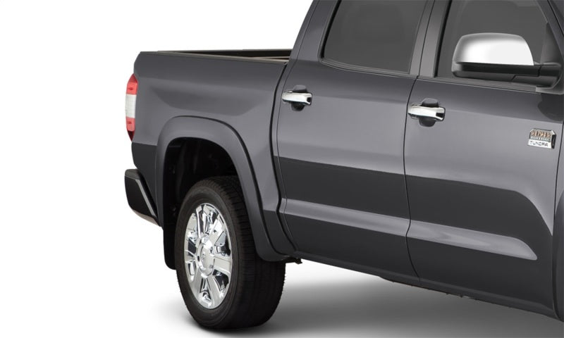 Bushwacker 16-18 Toyota Tundra Fleetside OE Style Bengalas - 4 piezas - Gris magnético