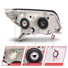 Cargar imagen en el visor de la galería, ANZO Faros delanteros proyectores Toyota 4Runner 2006-2009 con halo negro