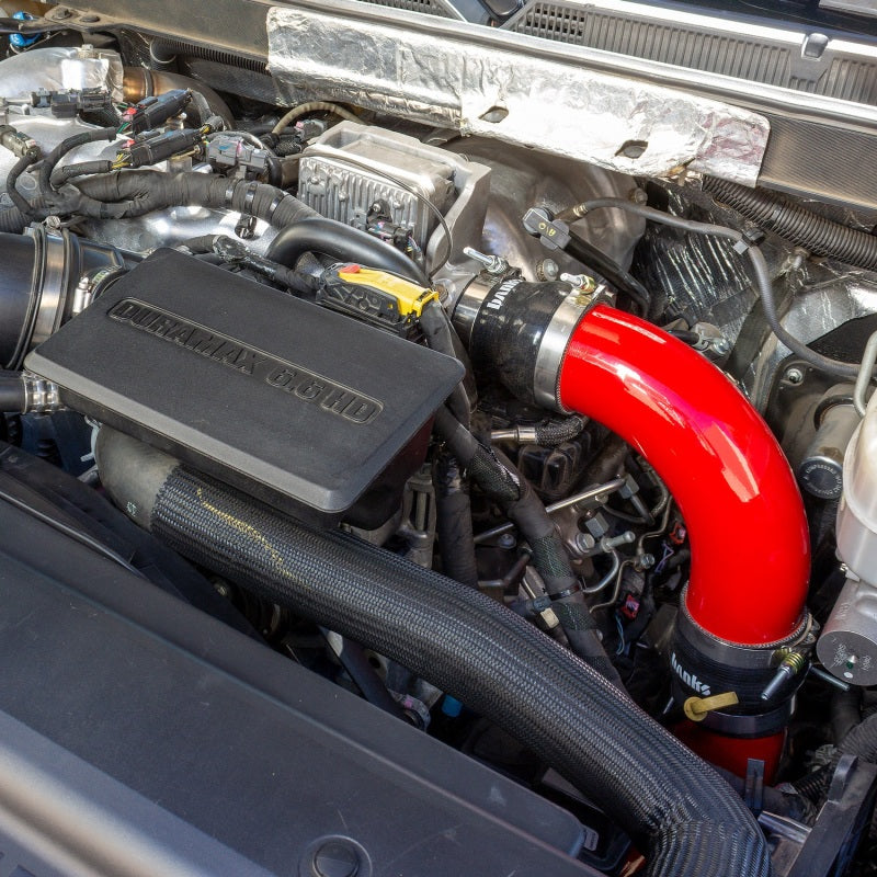 Banks Power 17-19 Chevy/GMC 2500HD/3500HD Diesel 6.6L Kit de actualización de tubo de refuerzo - Rojo