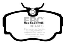 Cargar imagen en el visor de la galería, EBC 83-85 BMW 318 1.8 (E30) Pastillas de Freno Delanteras Yellowstuff