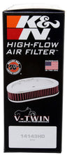 Load image into Gallery viewer, K&amp;N Replacement Air Filter 1.625in H x 7.5in L for Harley Davidson