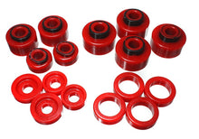 Cargar imagen en el visor de la galería, Energy Suspension 99-07 Ford F-250/F-350 SD 2/4WD Crew Cab Body Mount Set - Red