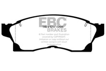 Cargar imagen en el visor de la galería, EBC 91-92 Toyota MR2 2.0 Turbo Pastillas de freno delanteras Greenstuff