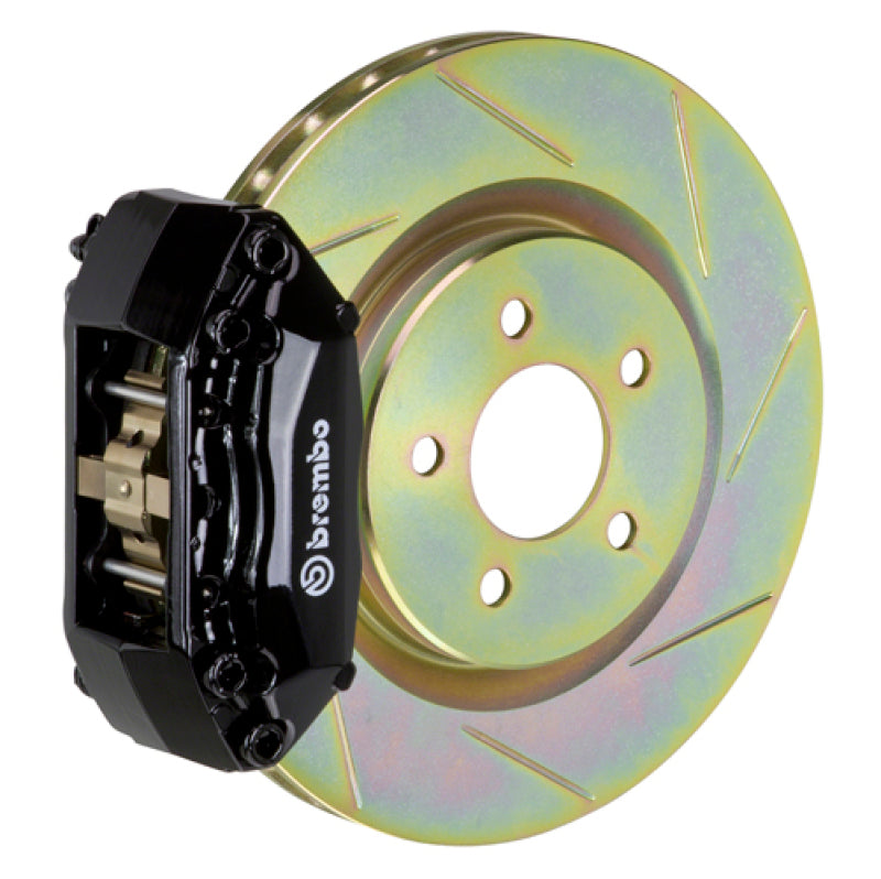 Brembo 05-06 Focus Front GT BBK 4 pistones fundidos 2 piezas 305x28 1 pieza rotor ranurado tipo 1-negro