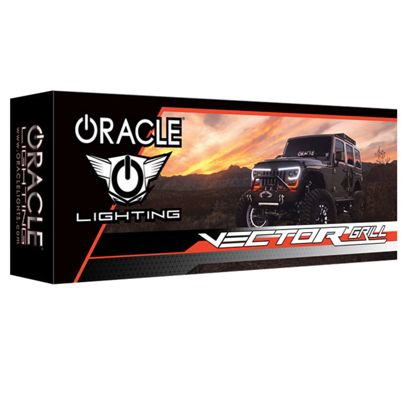 Oracle VECTOR Series Full LED Grille - Jeep Wrangler JL/JT - NA SEE WARRANTY